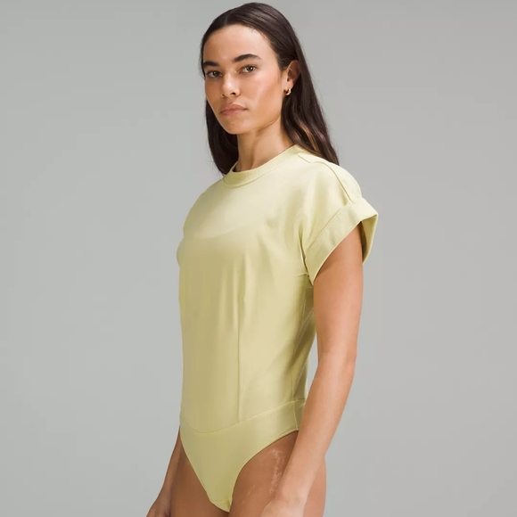 lululemon athletica Tops - Lululemon▪️Heavyweight Cotton T-Shirt Bodysuit